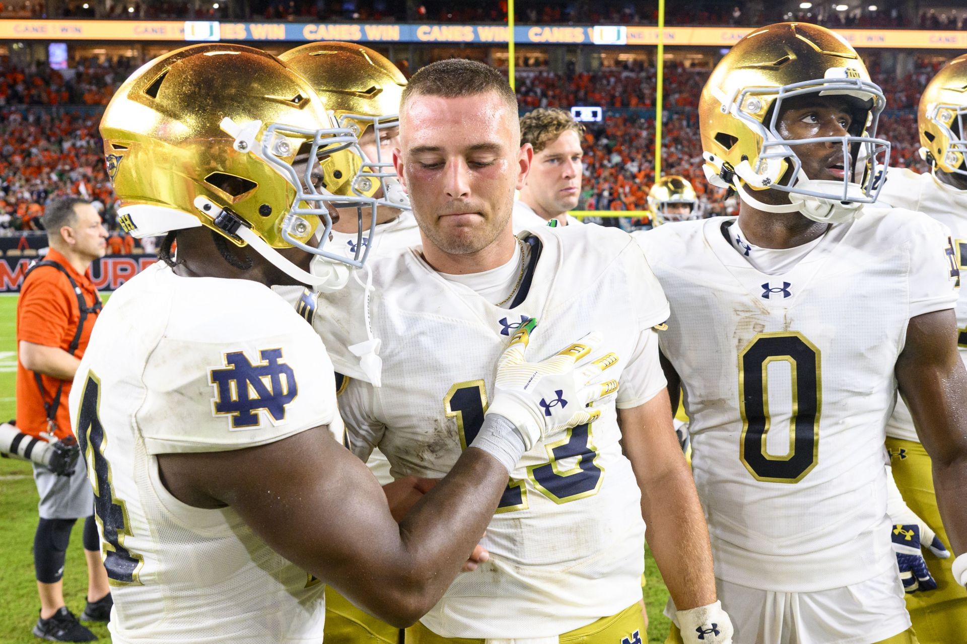 COLLEGE FOOTBALL: AUG 31 Notre Dame at Miami - Source: Getty