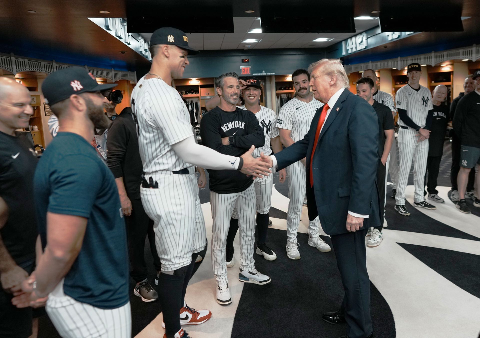 President Trump Travels To New York For Yankees Game In The Bronx - Source: Getty