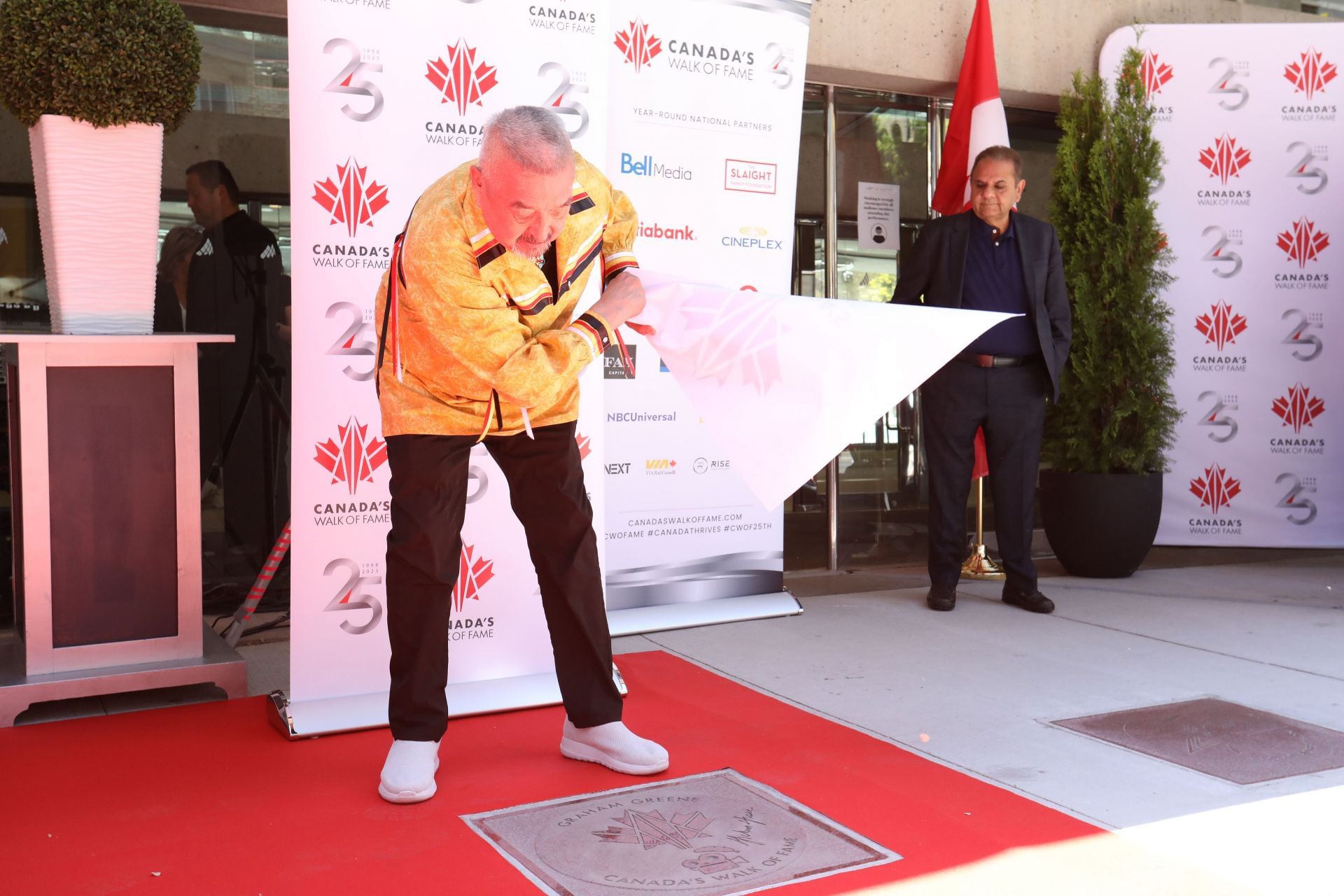 Graham Green at Canada&#039;s Walk of Fame Unveiling (Image via Jeremy Chan/Getty Images)