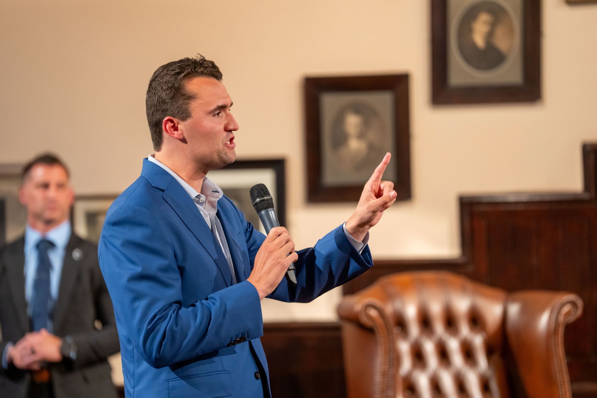Charlie Kirk Speaks At The Cambridge Union - Source: Getty