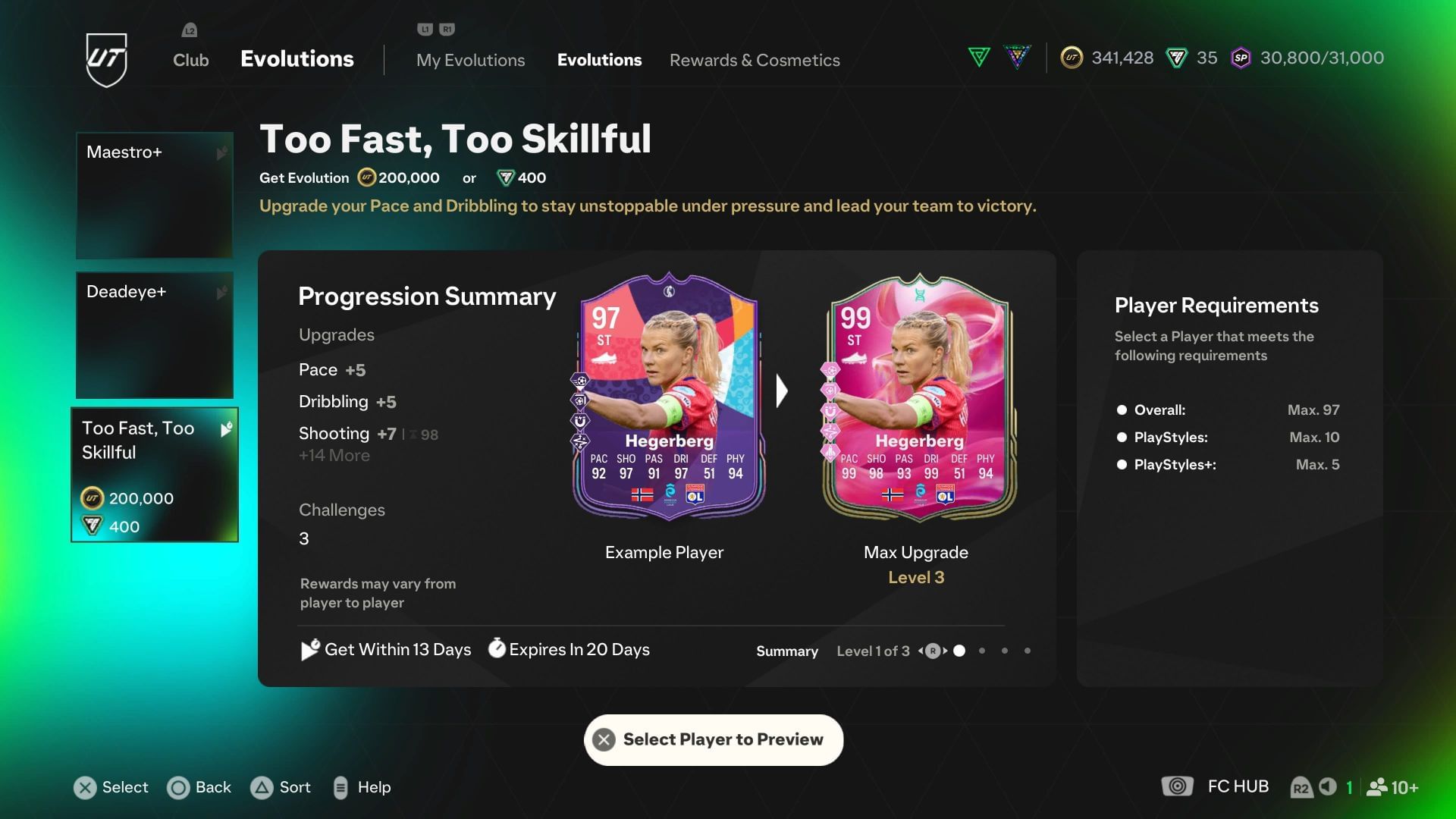 The requirements (Image via EA Sports)