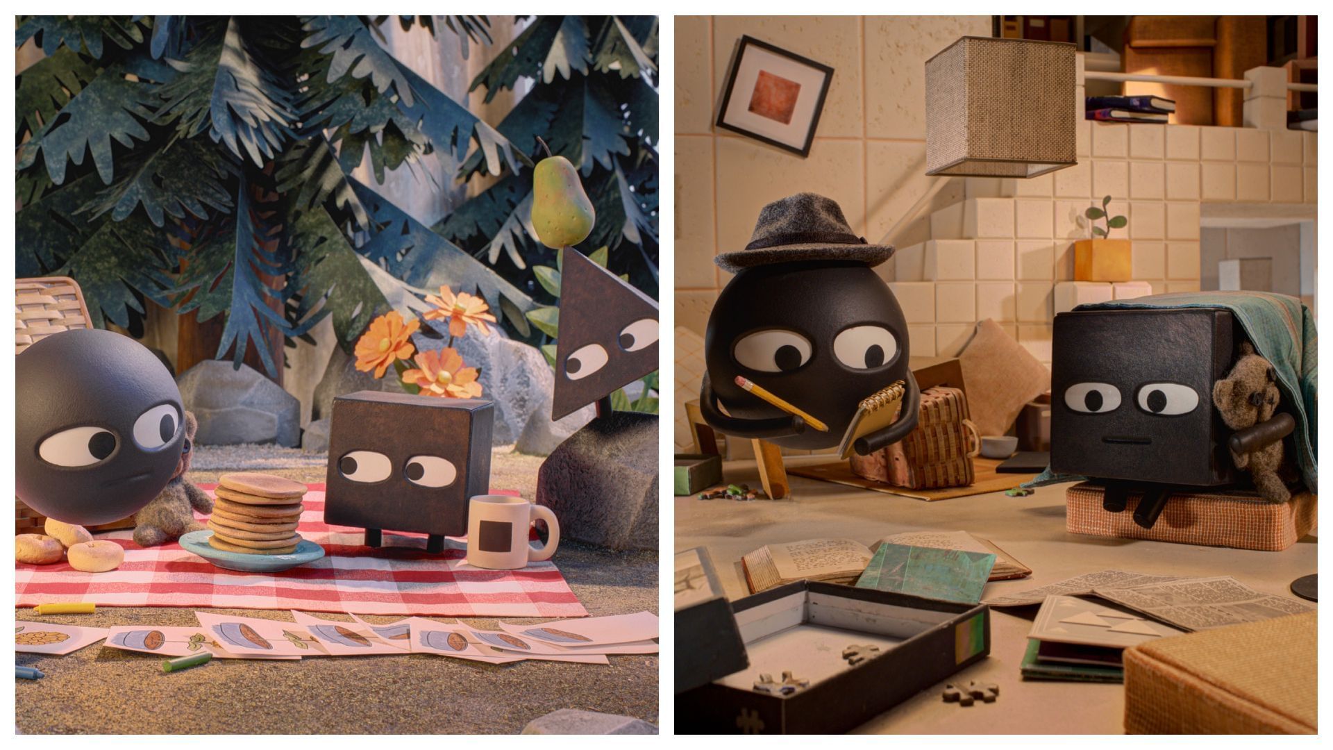The characters of Shape Island (From the Apple Press Room)