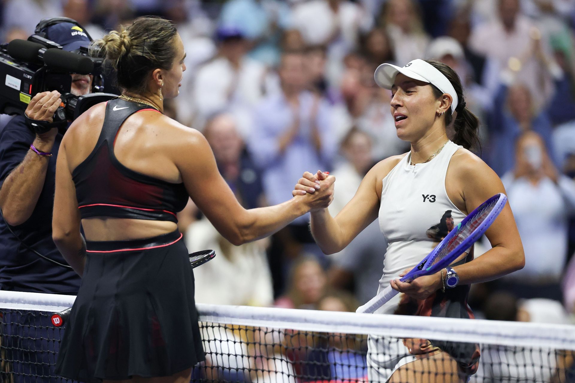 Jessica Pegula and Aryna Sabalenka at the 2025 US Open - Day 12 - Source: Getty
