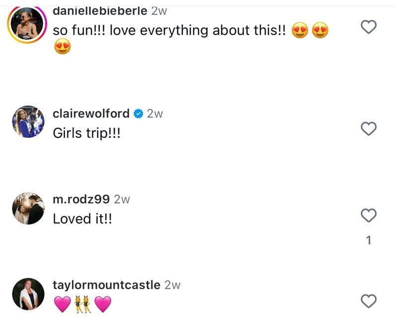 MLB wives reacted to Jordan&#039;s wife Anna&#039;s post. (Via Instagram)