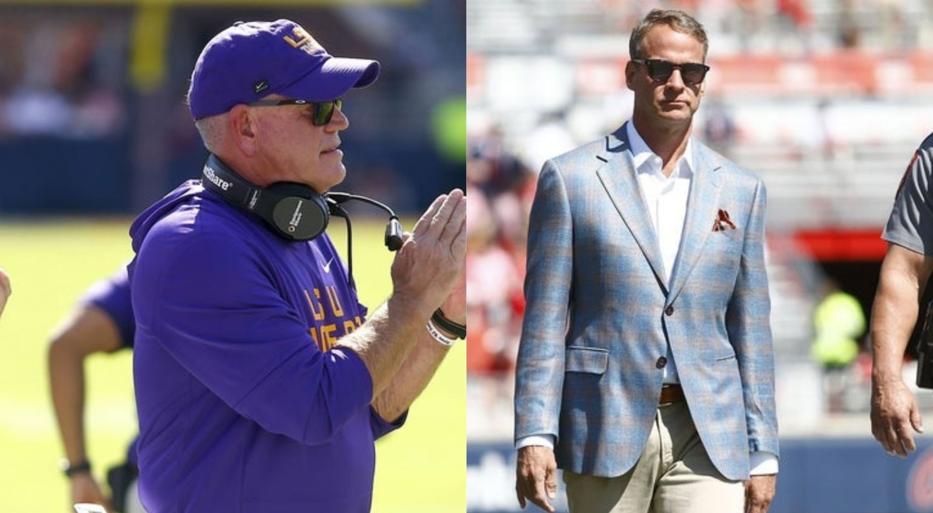 Lane Kiffin and Brian Kelly (Credit- Getty)