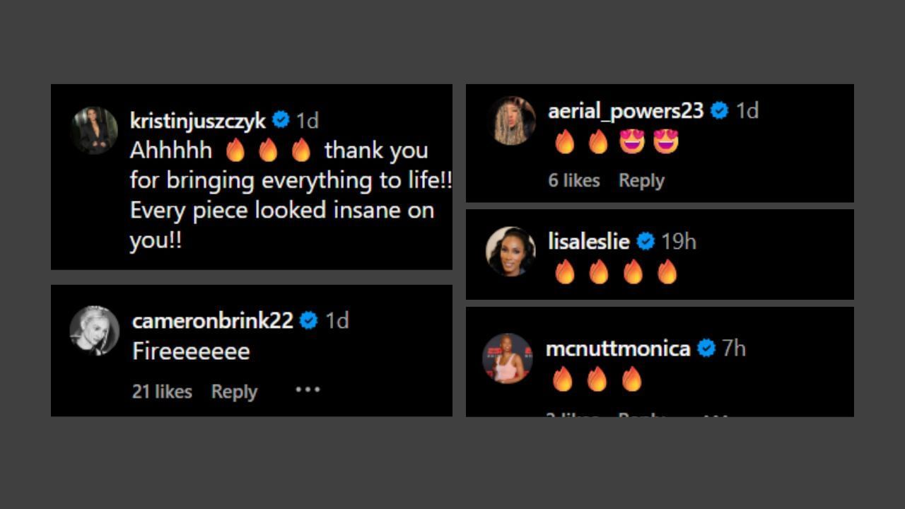 Basketball personalities comment on Gondrezick&#039;s IG post. (Credits: @kysrerae/IG)