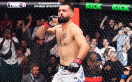 "In the military we do that a lot" - Benoit Saint Denis breaks down firearm-inspired celebration vs Mauricio Ruffy at UFC Paris