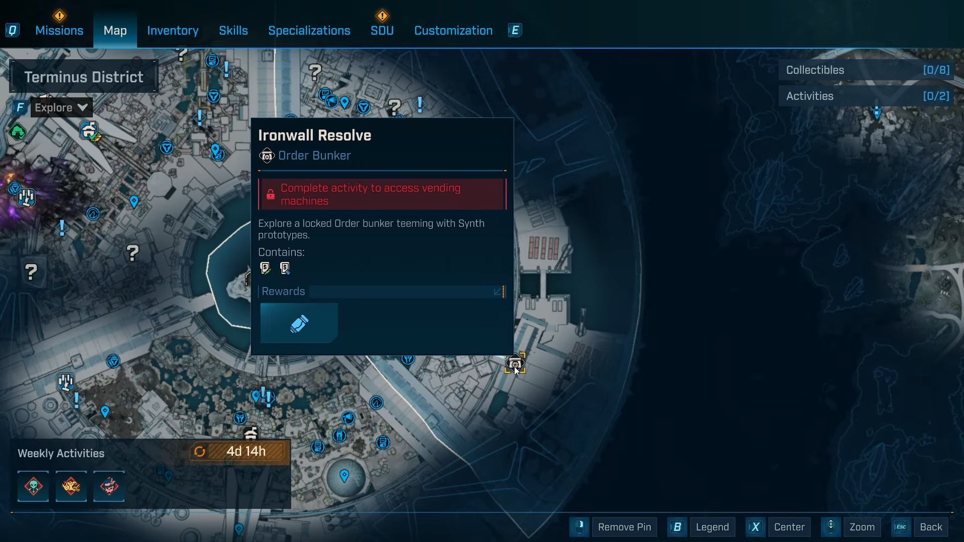 Frantic Scraw Fast-Travel point is near the Bunker (Image via 2k | YouTube/WoW Quests)