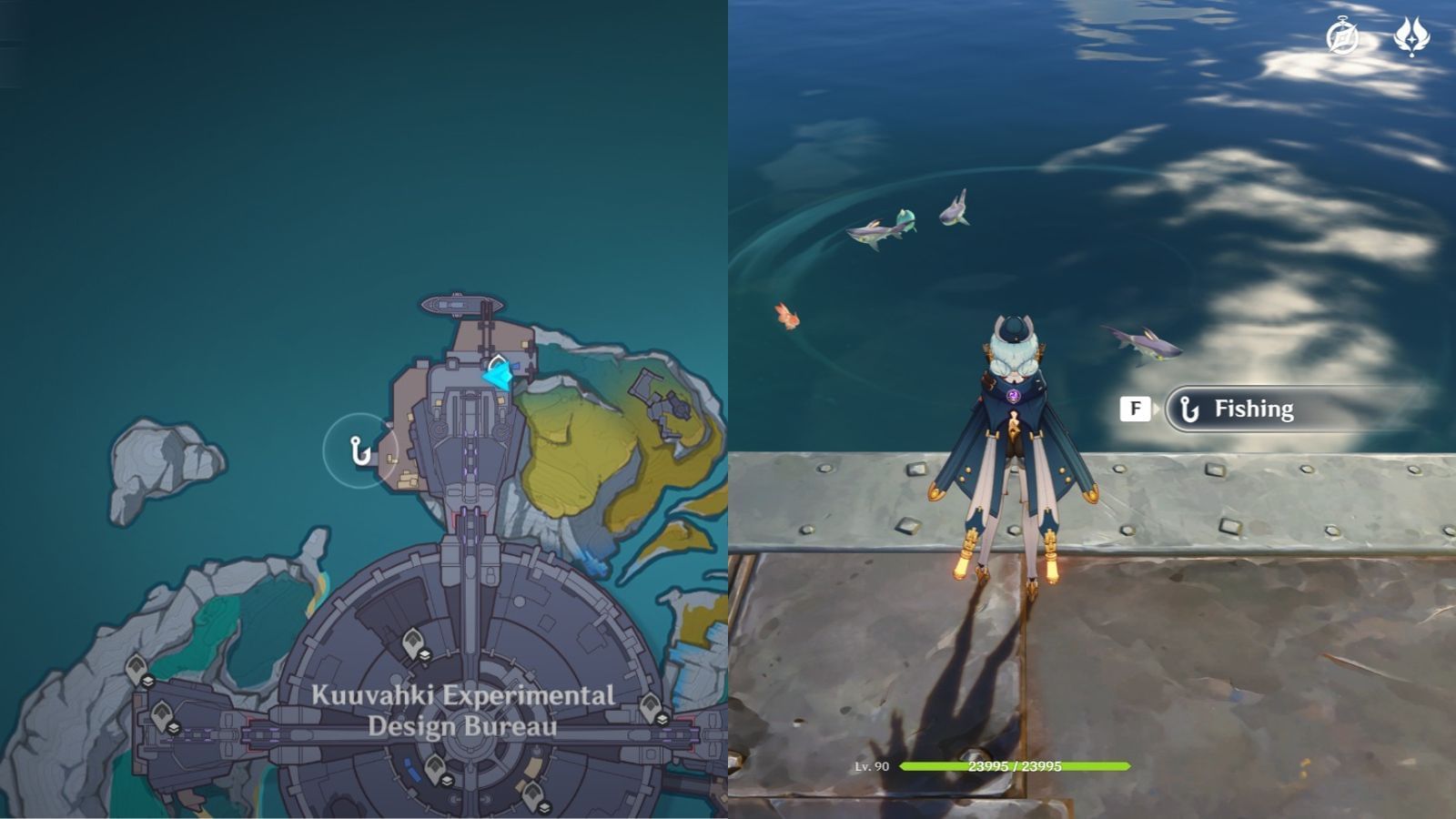 Fishing spot 2 (Image via HoYoverse)