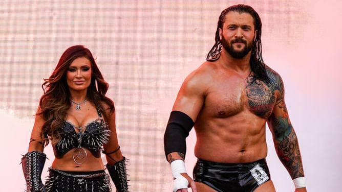 Photo: Karrion Kross and Scarlett spotted with major AEW legend after leaving WWE