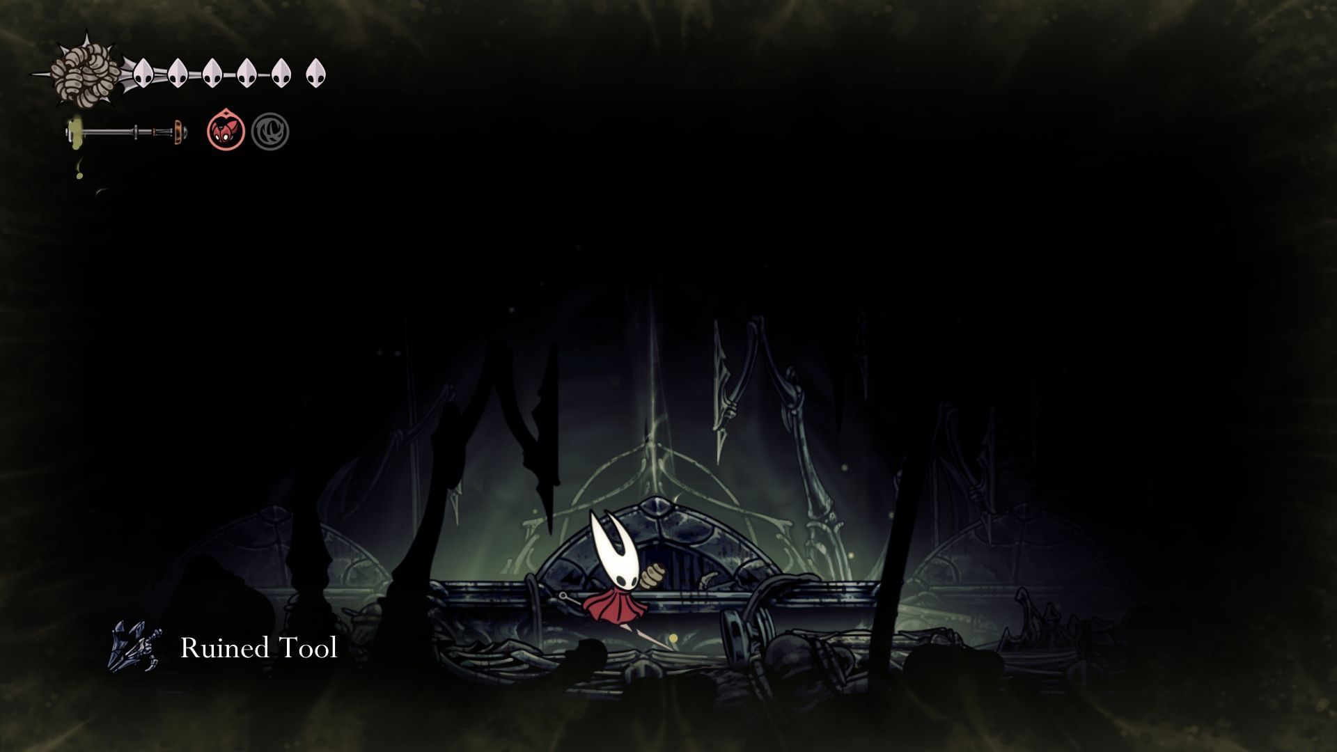 Picking up Ruined Tool from Weavenest Murglin.
