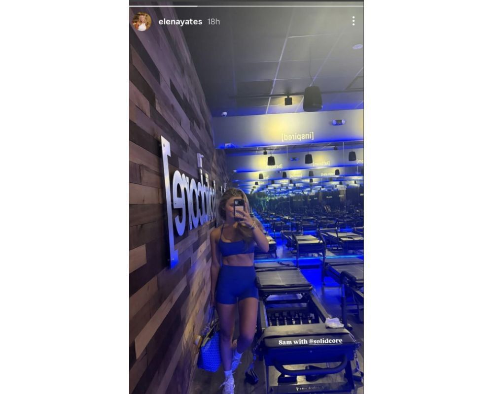 Mark Andrews&#039; GF Elena Yates shows off toned abs after intense Pilates session ahead of Ravens-Lions MNF showdown [IG/@elenayates]
