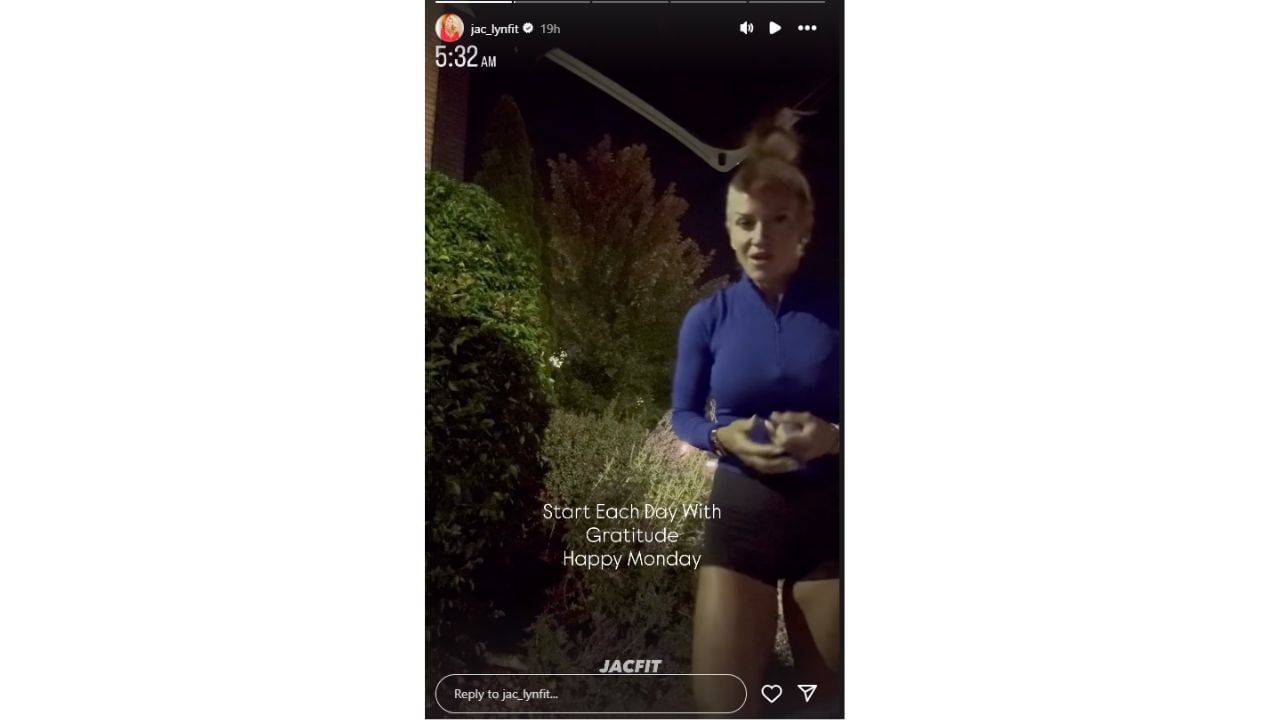 Jaclyn Cordeiro&#039;s Instagram story
