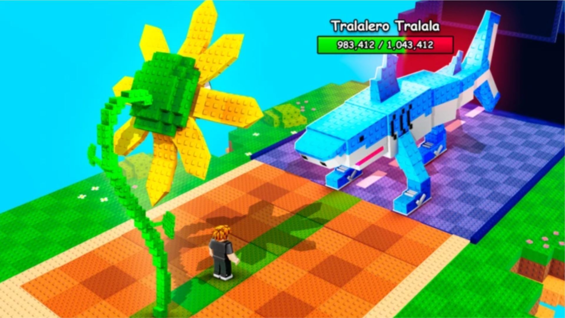 Place plants to defeat Brainrots (Image via Roblox)