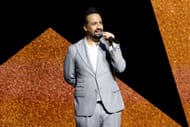 Lin-Manuel Miranda speaks onstage during the special NY premiere of Hamilton at The Public Theater's Delacorte Theater on September 03, 2025, in New York City. (Image via Getty)