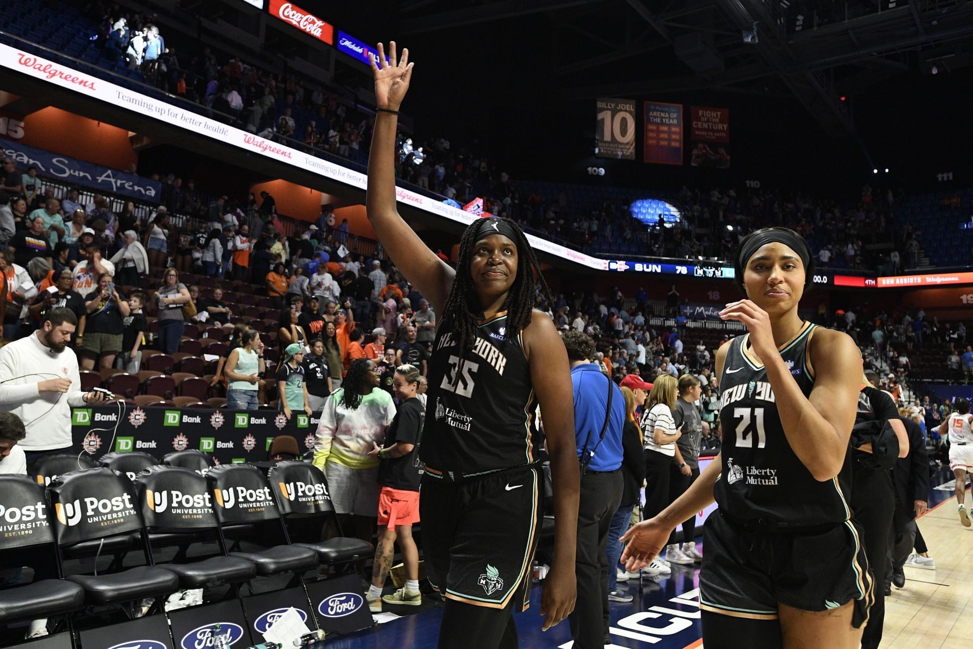 WNBA: AUG 03 New York Liberty at Connecticut Sun - Source: Getty