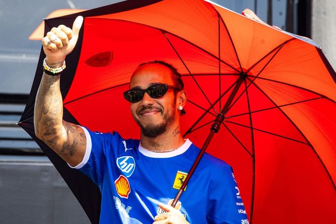 “I feel optimistic”: Lewis Hamilton weighs in on Ferrari’s chances in Baku