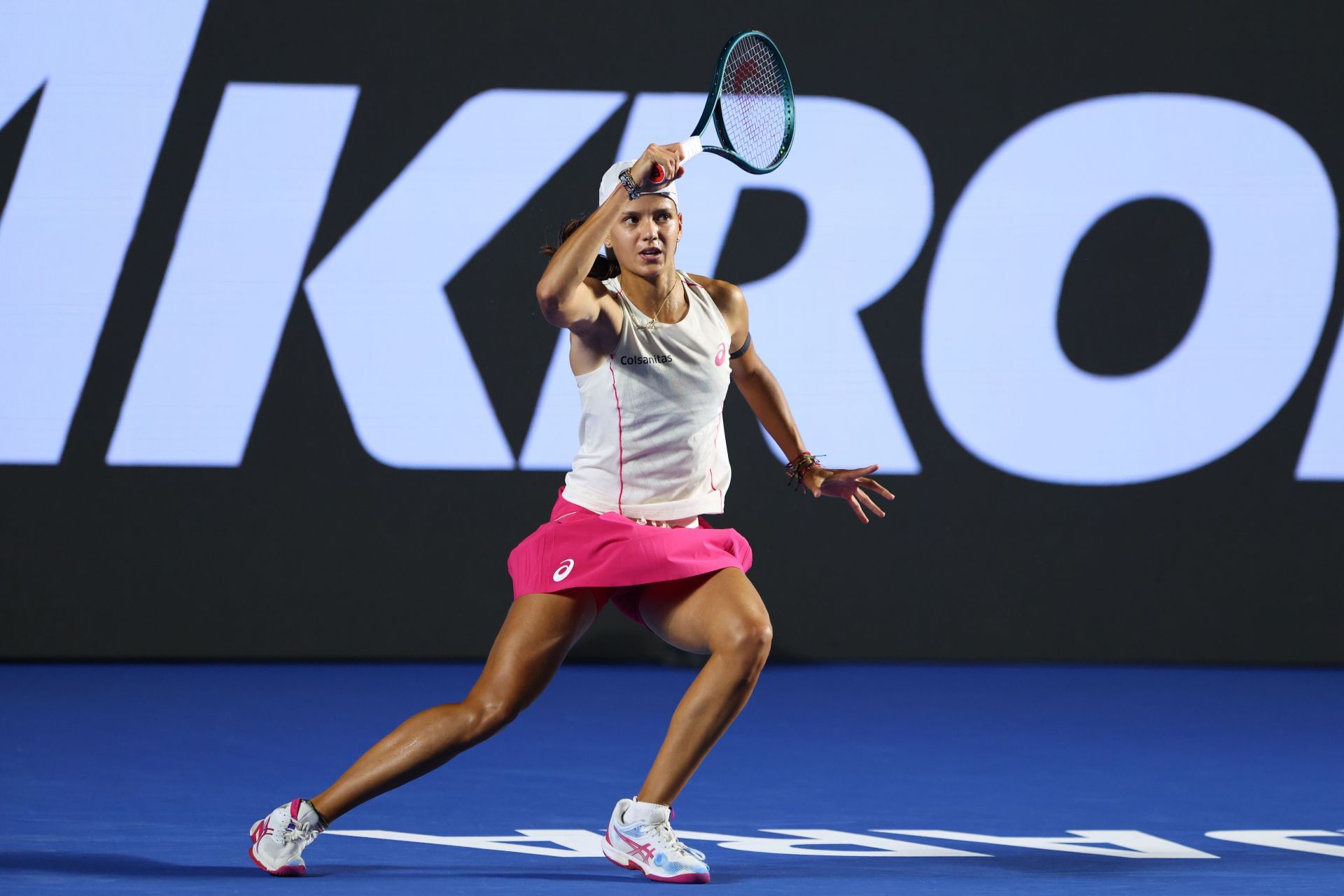Emiliana Arango at the Guadalajara Open. (Source: Getty)