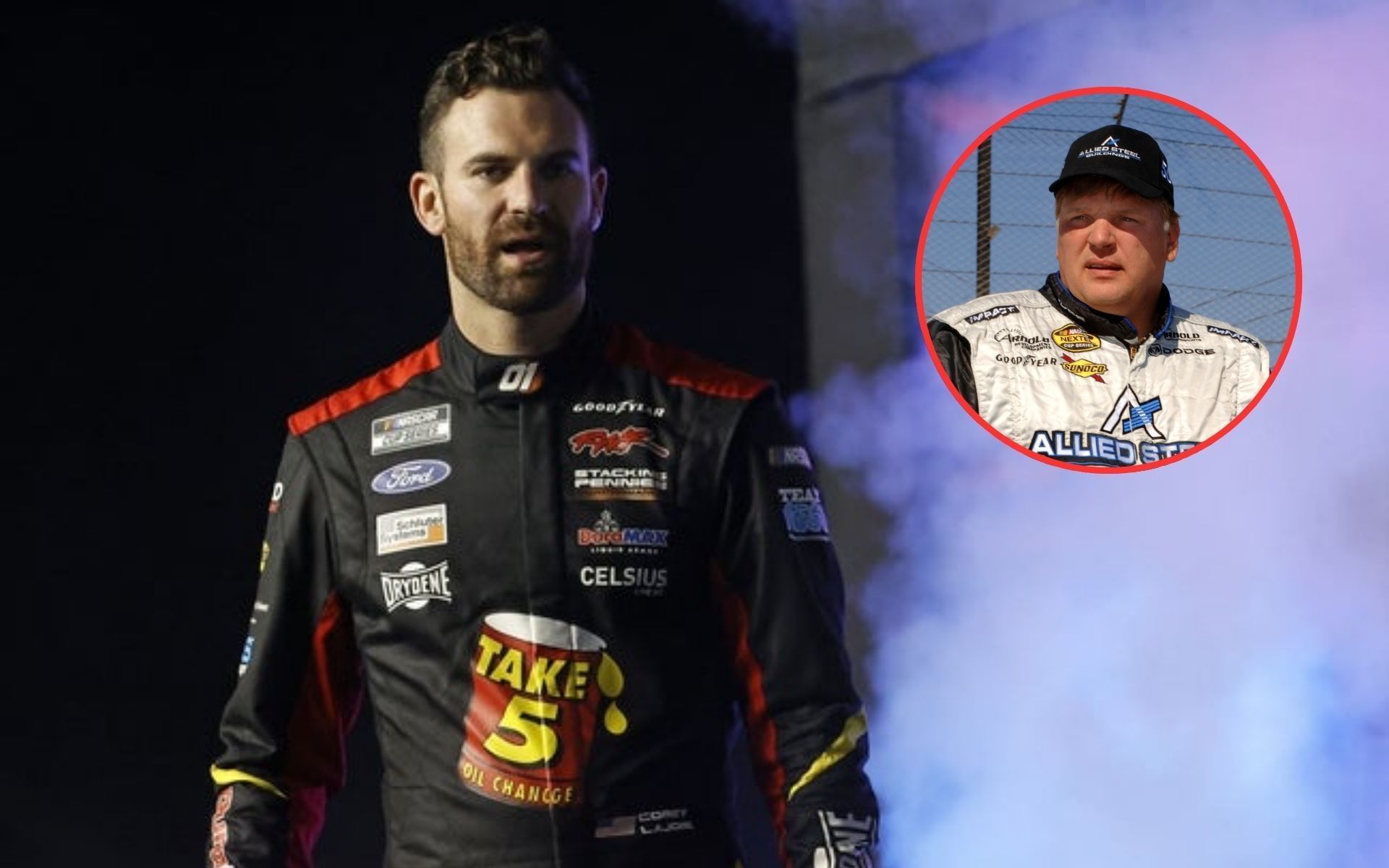 Corey Lajoie and Jimmy Spencer