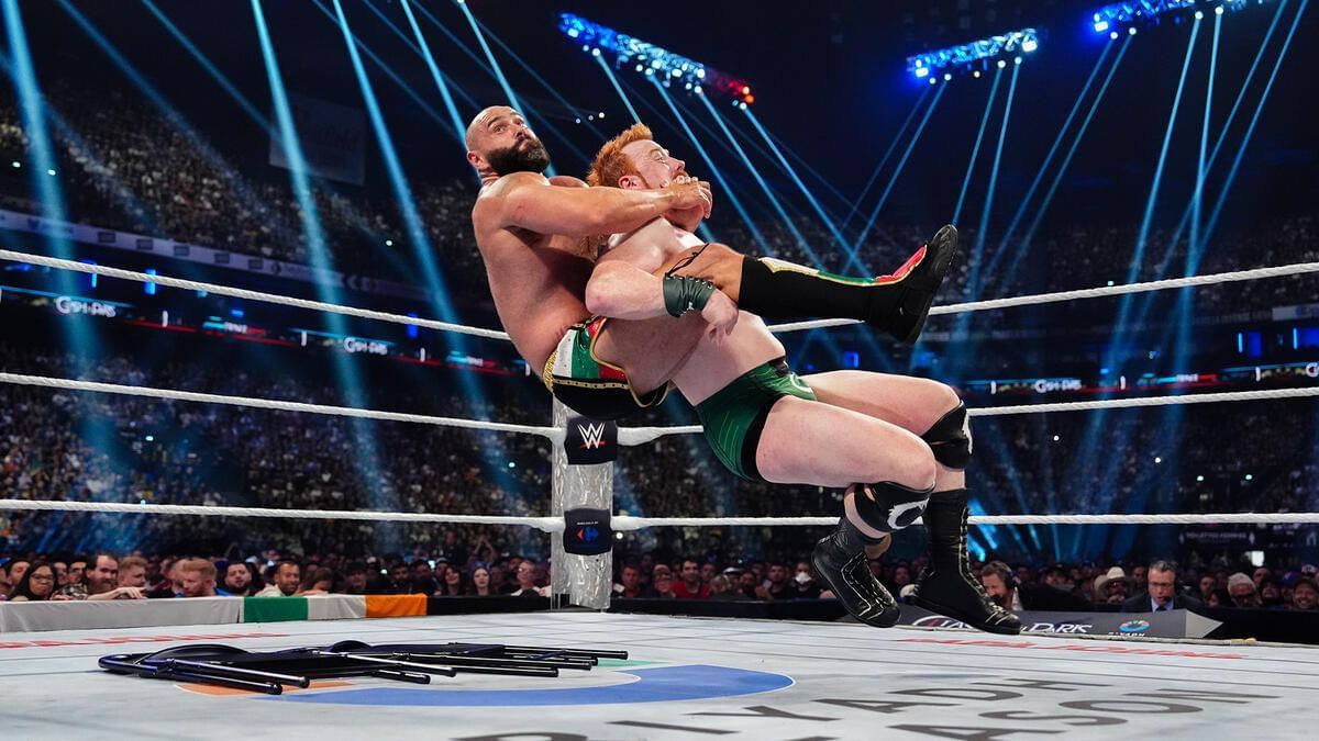 Rusev and Sheamus were in a war in Paris [Image via WWE.com]