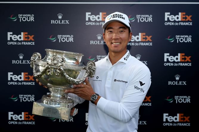 Michael S. Kim shares 'brutal' hangover note after his FedEx Open de France winner's champagne party