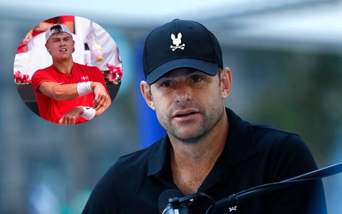 "We're all petulant little babies" - Andy Roddick makes feelings clear on Holger Rune's controversial Davis Cup moment snubbing umpire