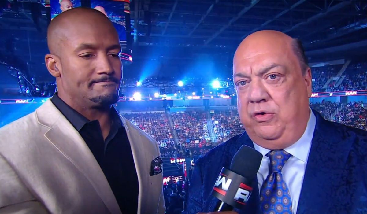 Paul Heyman on Monday Night RAW! [Image credits: Netflix.com]