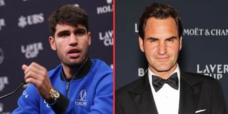 WATCH: Carlos Alcaraz awestruck by Roger Federer's $1,500,00 possession as duo bond over mutual passion at Laver Cup