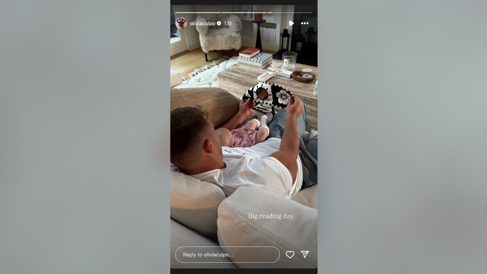 Christian McCaffrey&#039;s wife Olivia Culpo sends 3-word message as 49ers RB takes on fatherhood duties (Image Credit: Culpo/IG)