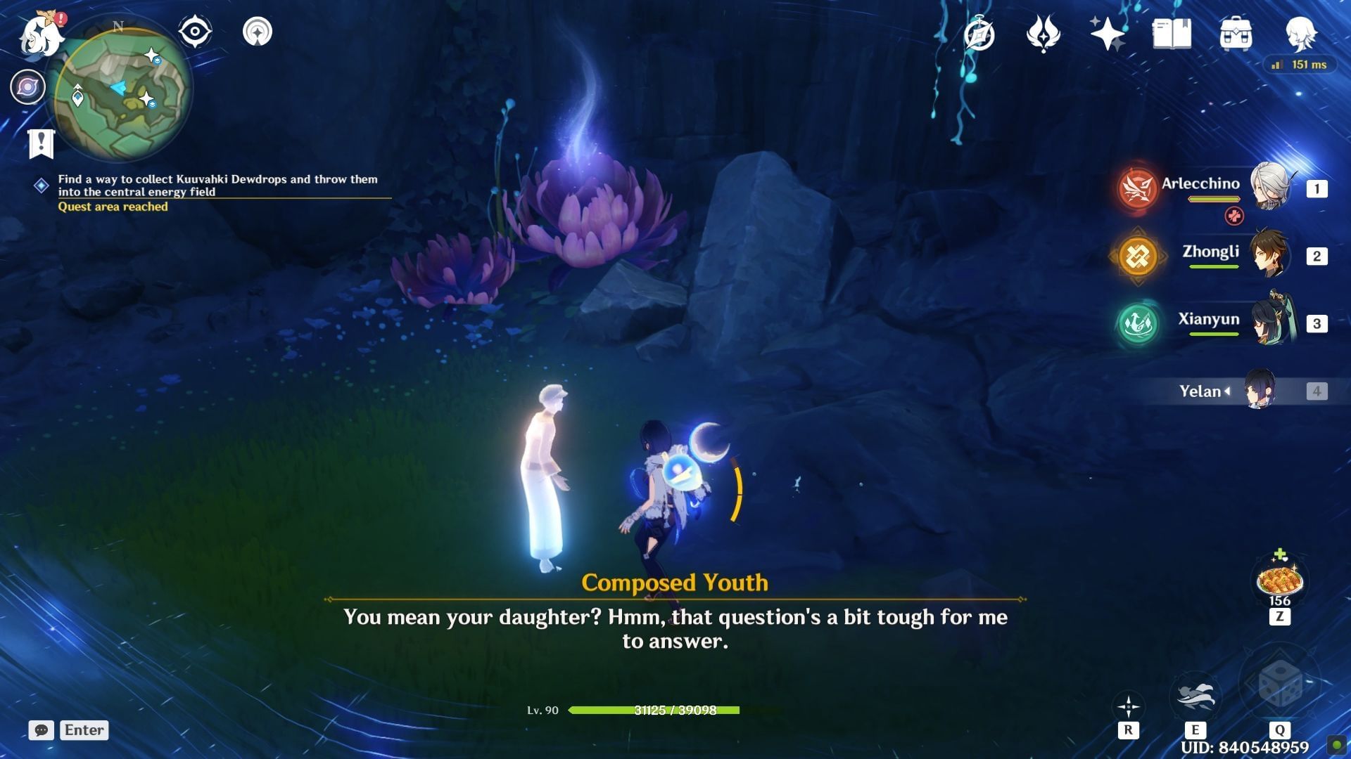 Near the Composed Youth ghost NPC (Image via HoYoverse)