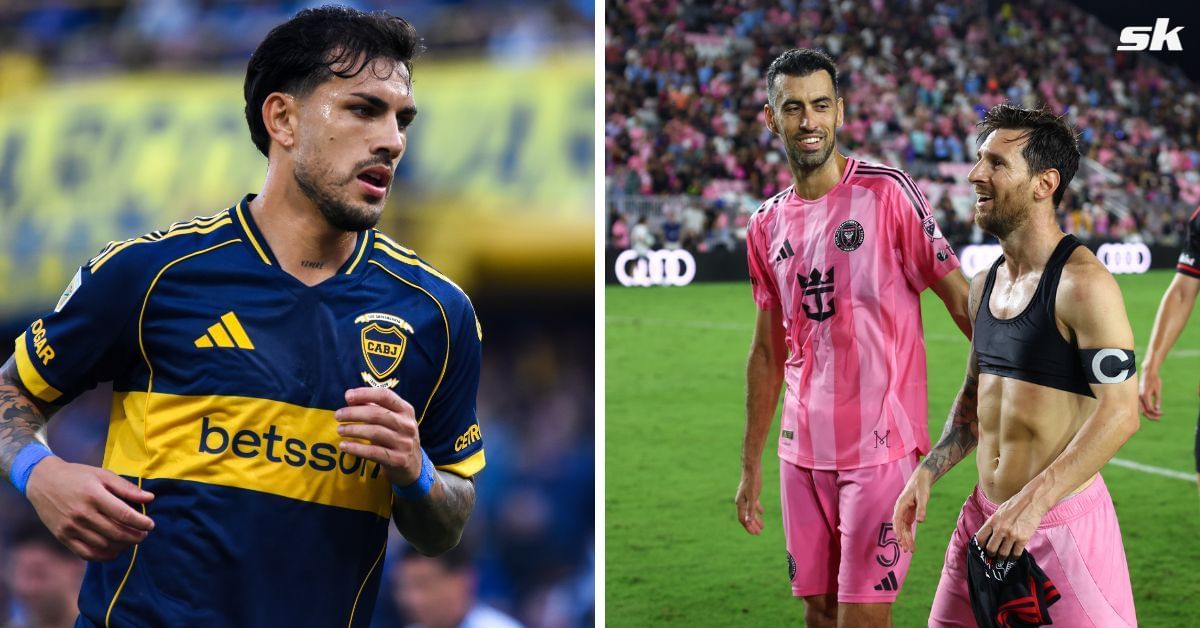 Lionel Messi (left) and Sergio Busquets