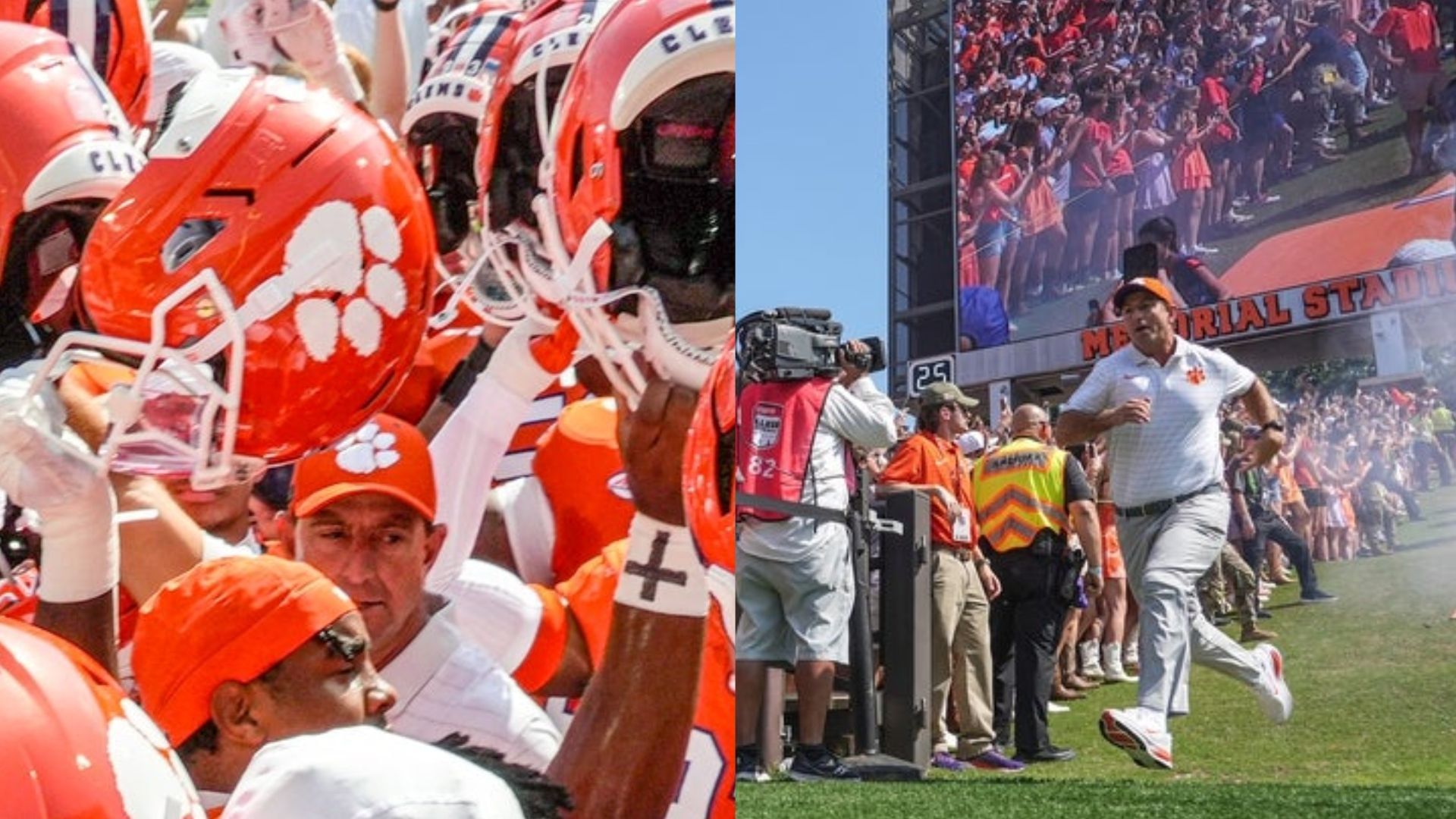 Tennessee coach Dabo Swinney and his team