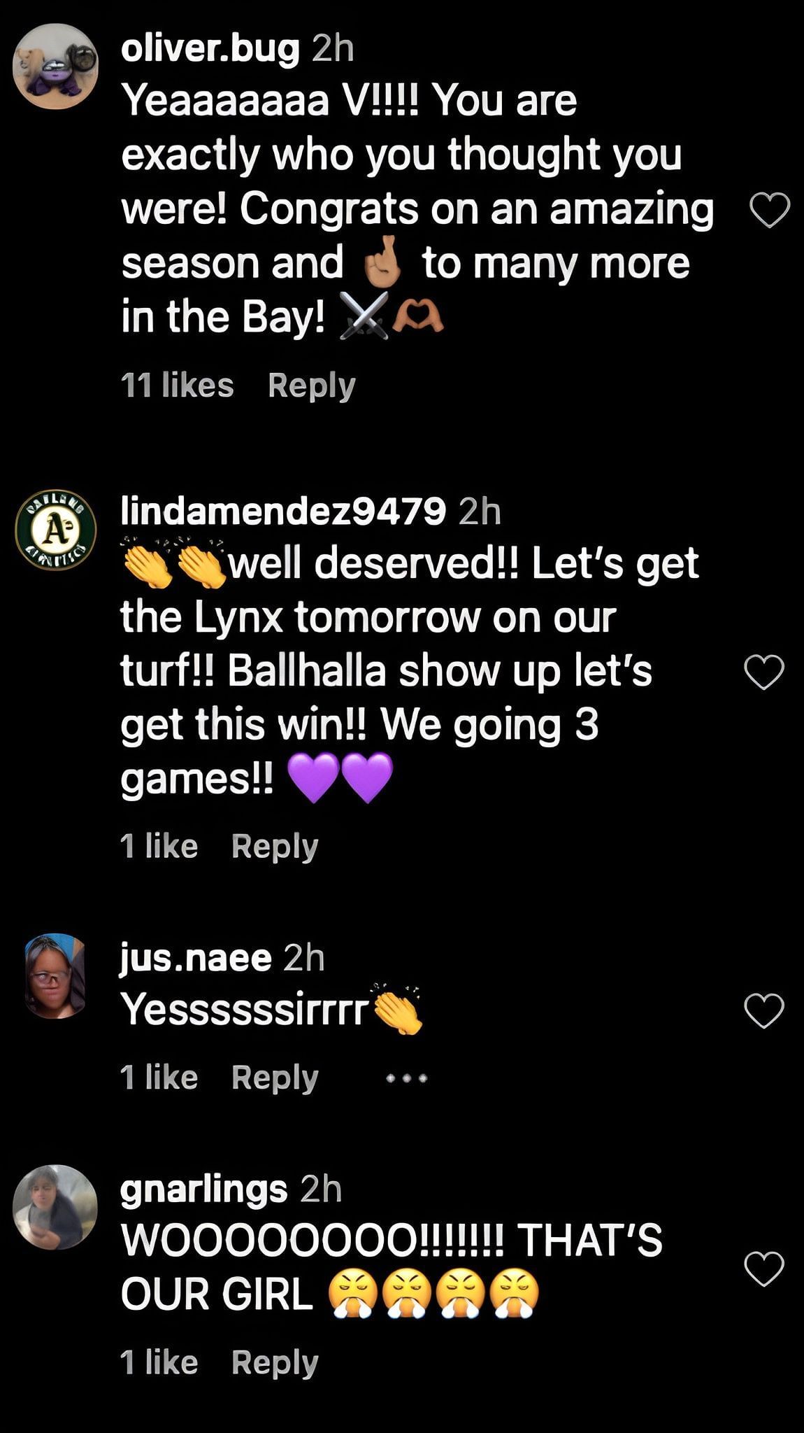 Comments on the post