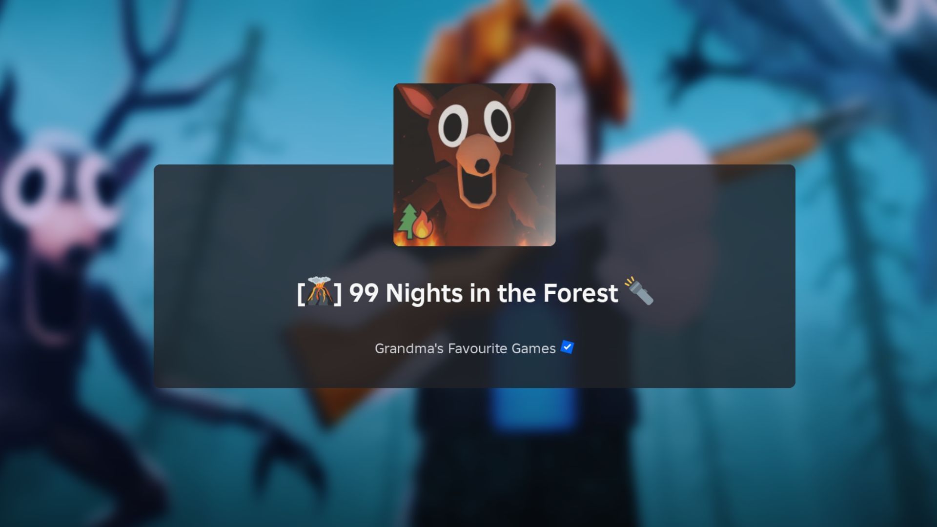 99 Nights in the Forest loading screen