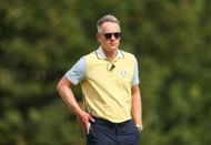 Luke Donald at the Ryder Cup 2025 practice - Source: Getty
