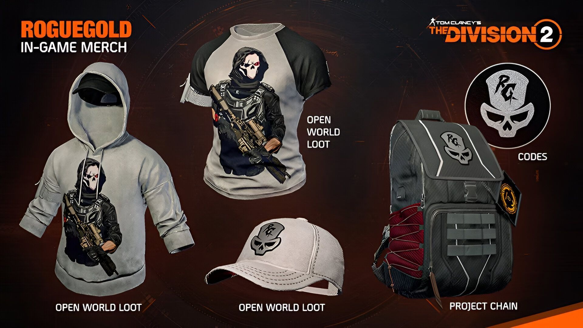 RogueGold-themed cosmetics (Image via Ubisoft)