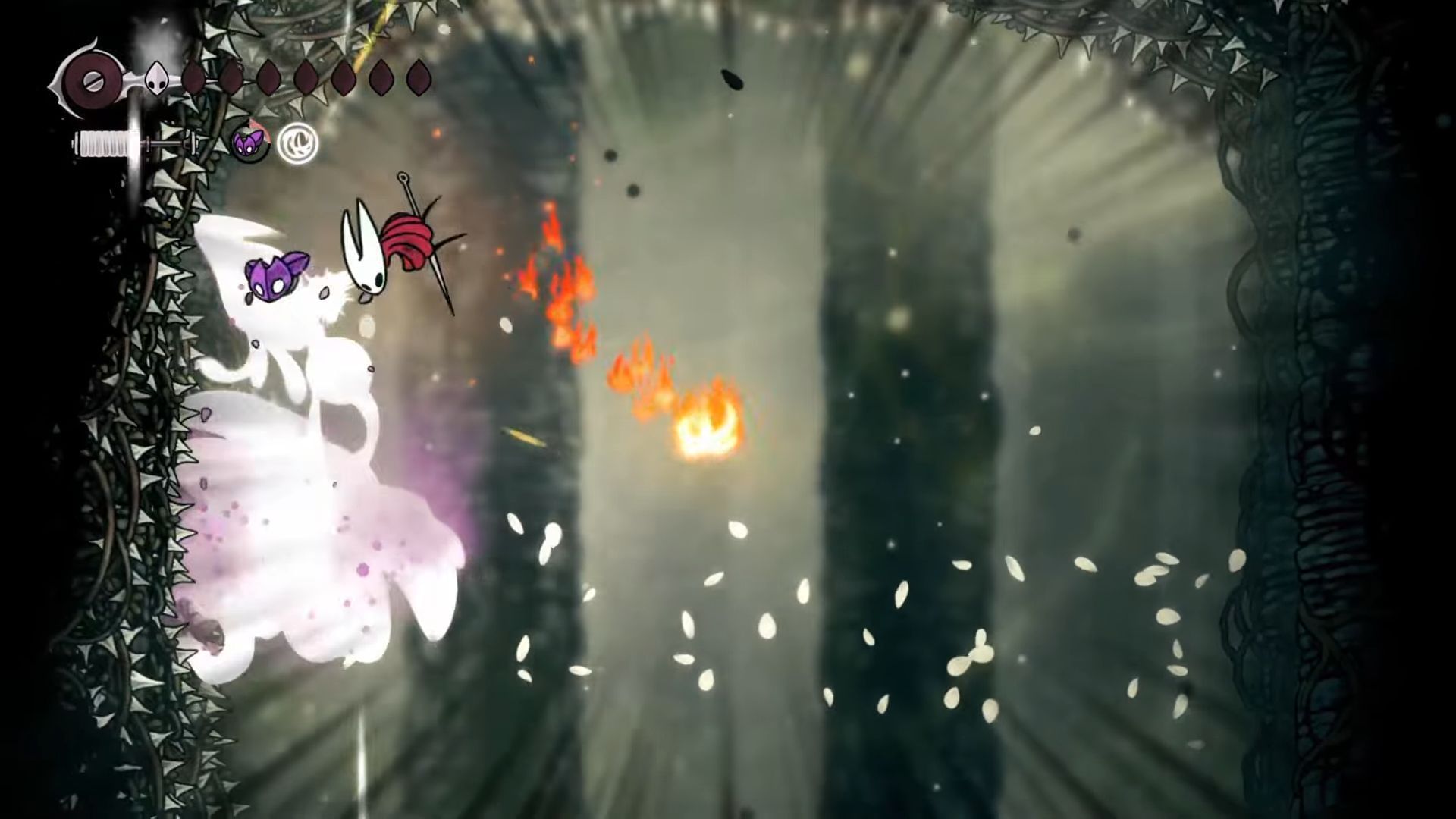 Duel with Nyleth in Hollow Knight Silksong (Image via Team Cherry || YouTube@/ SharpShadowGG)