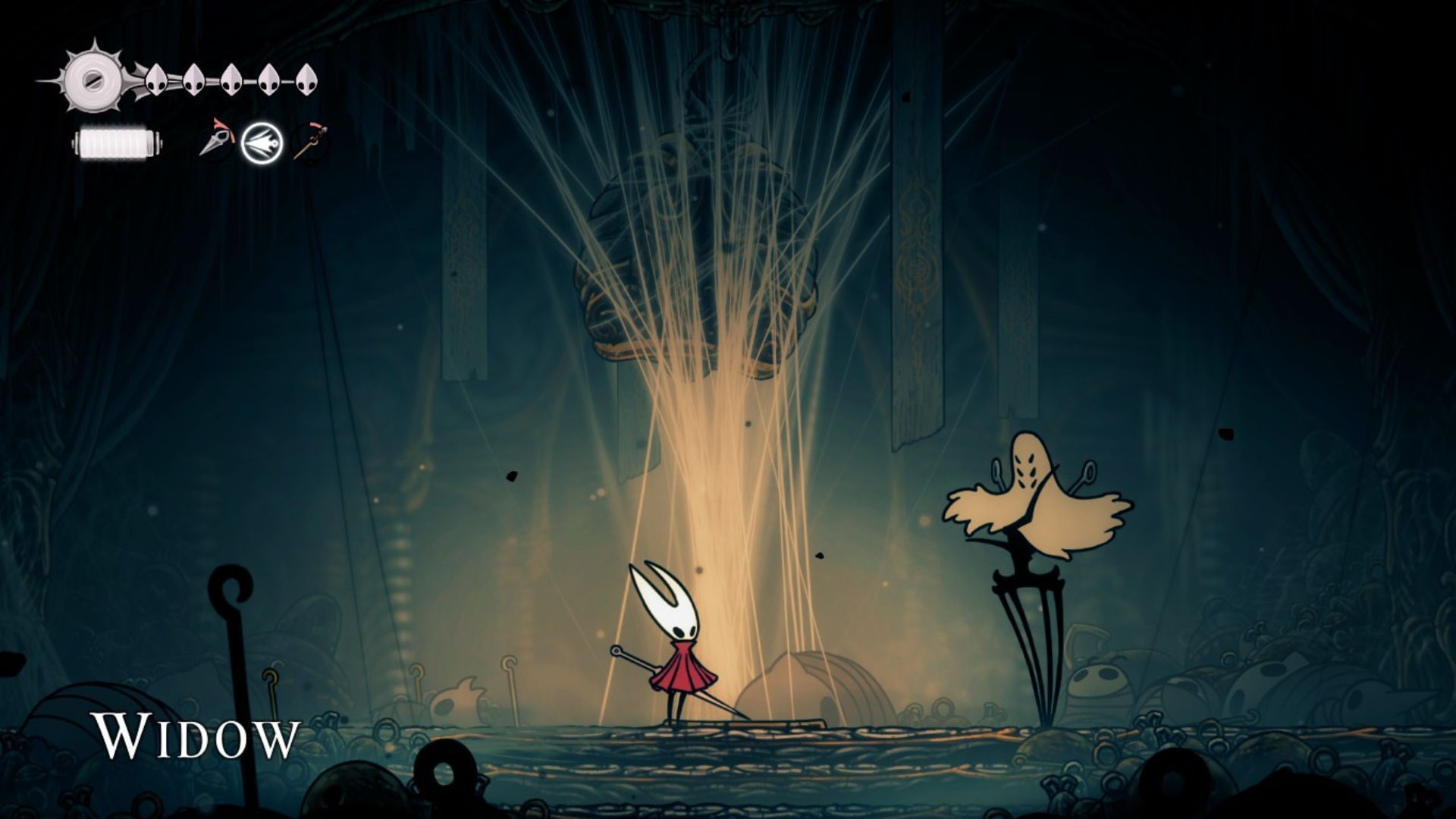 Widow in Hollow Knight Silksong (Image via Team Cherry)