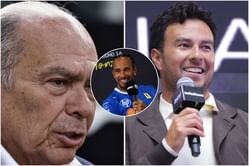 "How are people still not over 2021": Fans react as Sergio Perez's father calls Lewis Hamilton and 8-time F1 champion