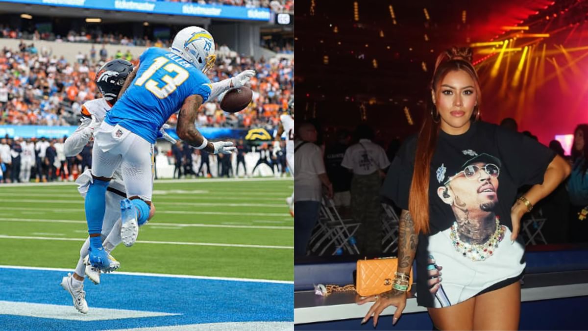 Keenan Allen's wife Ciandra shares 3-word message about Justin Herbert's stunning TD pass amid throw of the year buzz