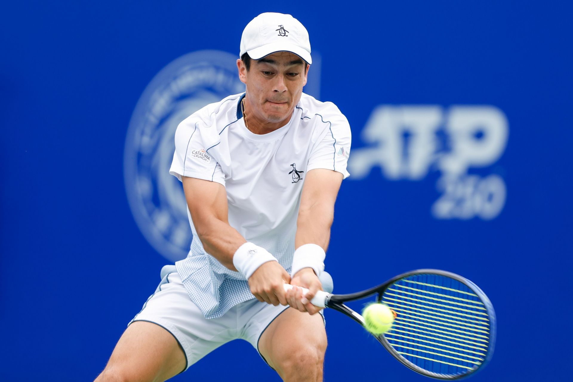 Mackenzie McDonald hits a backhand | Image Source: Getty