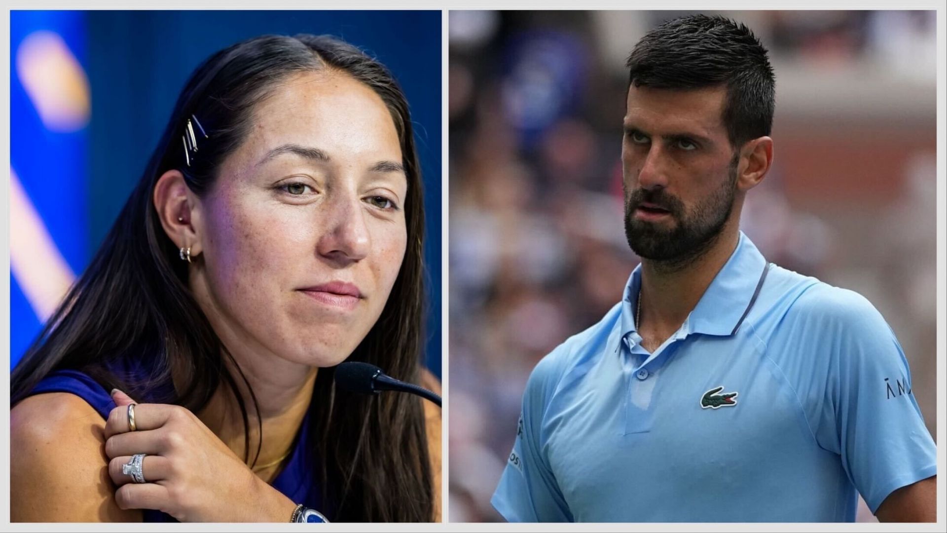 Jessica Pegula (L) Novak Djokovic (R) | Getty