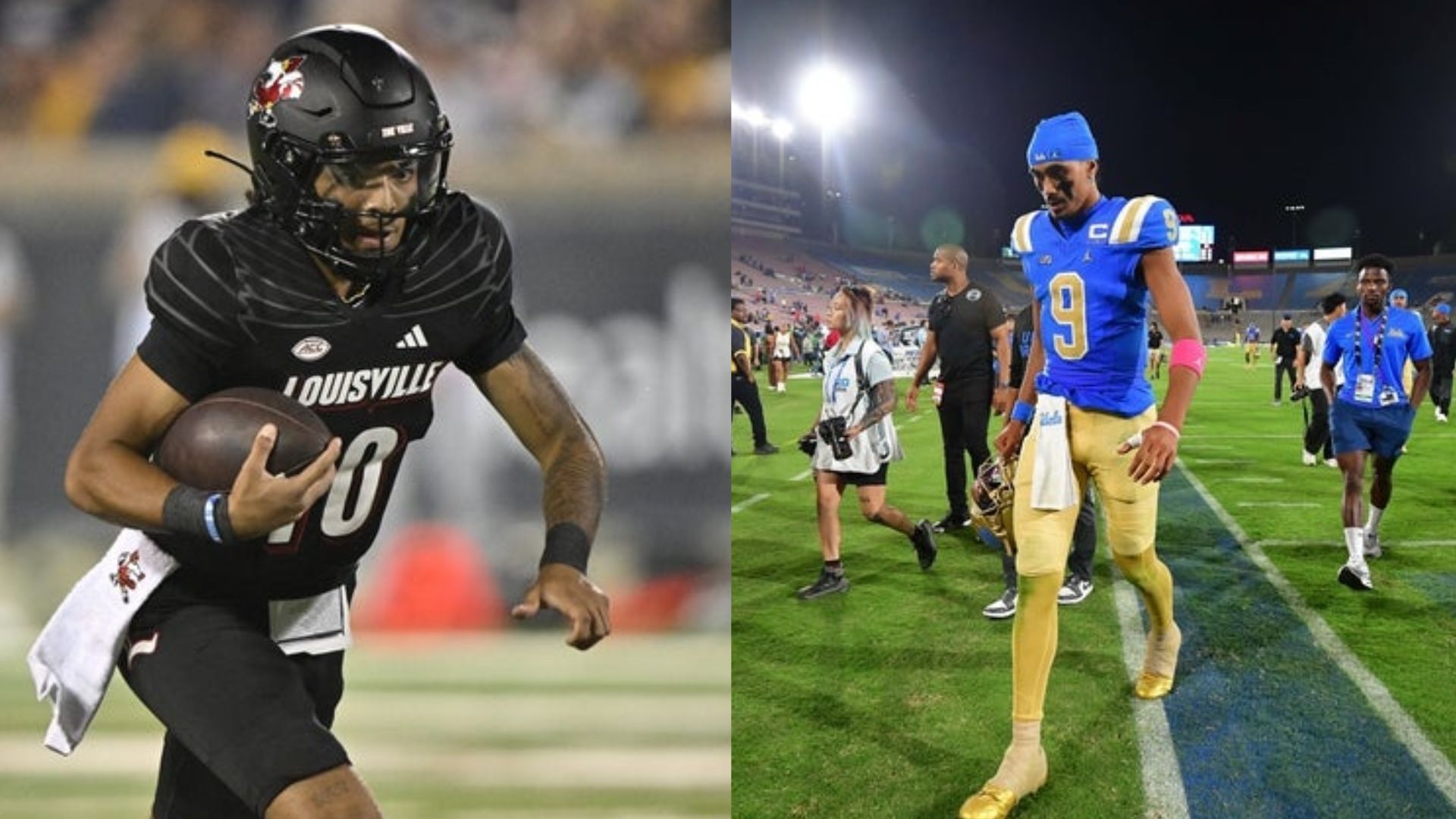 UCLA QBs Pierce Clarkson and Nico Iamaleava