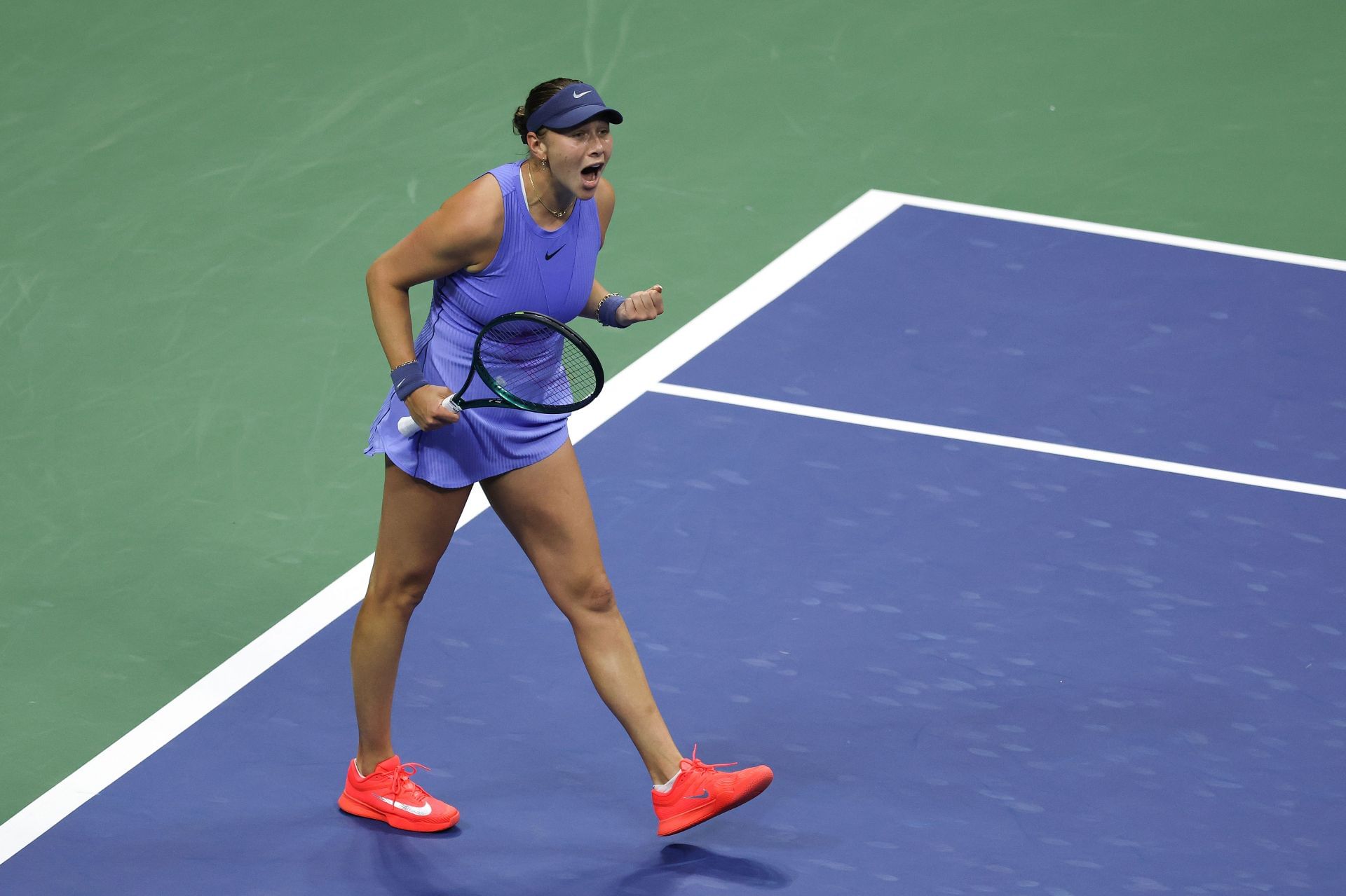 Amanda Anisimova is playing in her second consecutive Grand Slam final. (Source: Getty)