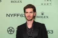 Andrew Garfield attends the After The Hunt Red Carpet during the 63rd New York Film Festival (Image via WireImage/Getty)