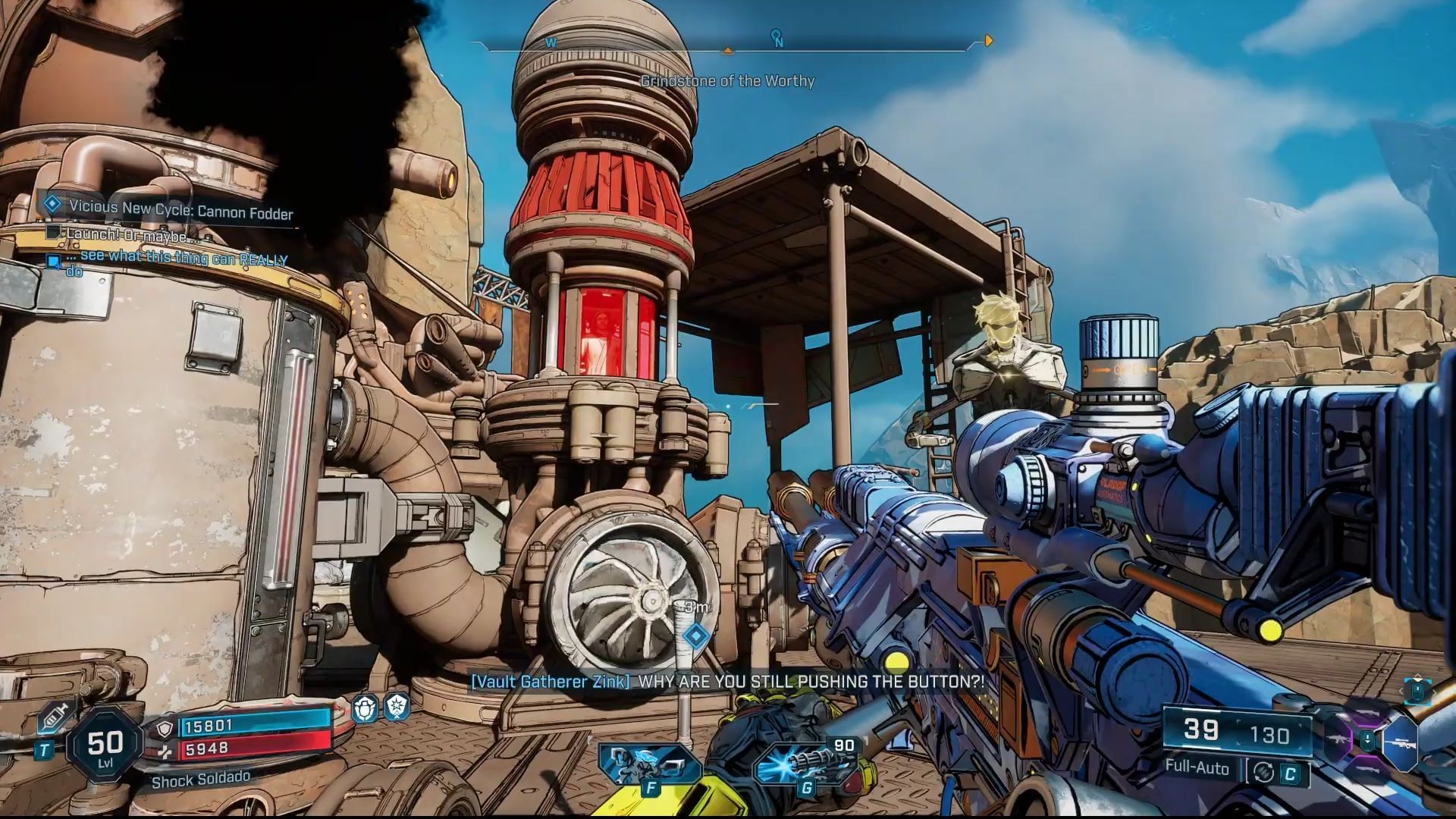 Maximum charged cannon (Image via Youtube/@WoWQuest)