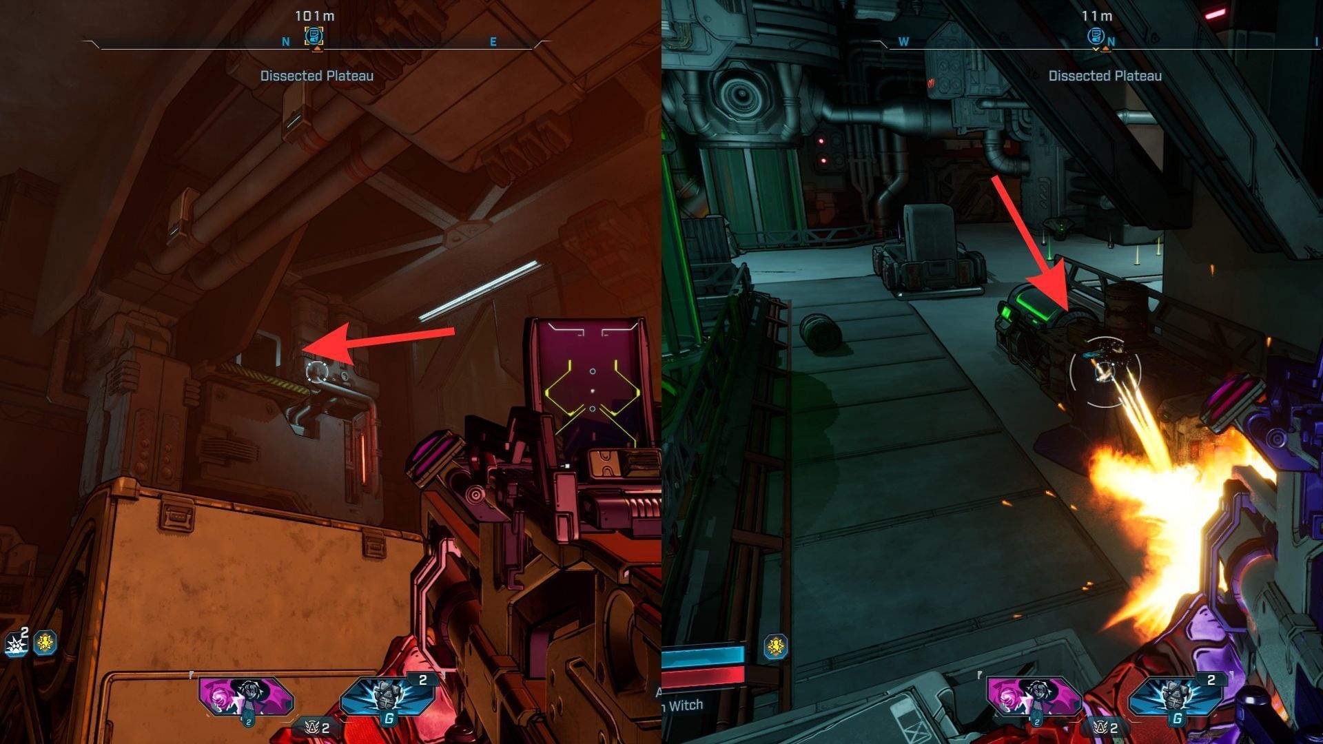 Find a vent leading into the room with Loctus (Image via 2K)