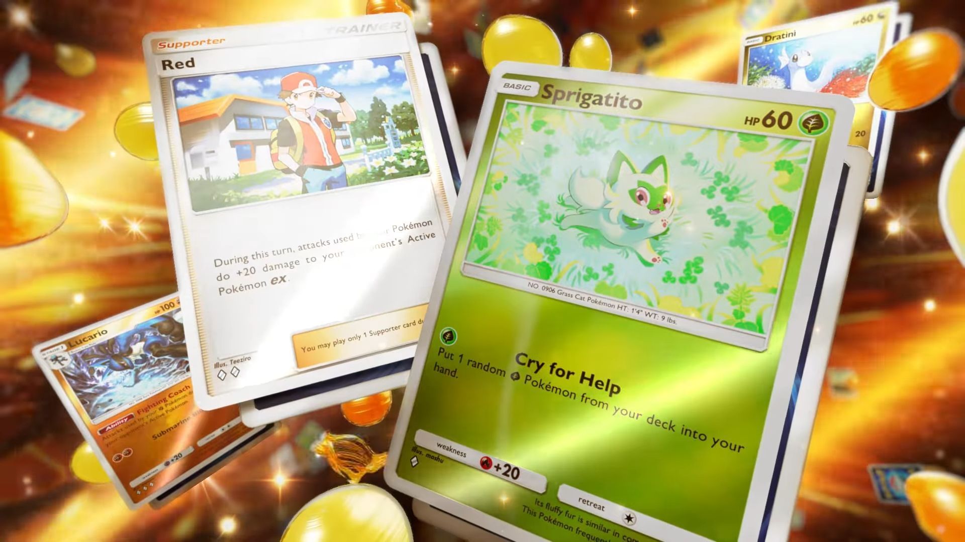 Parallel foil variants as seen in the set&#039;s preview (Image via The Pokemon Company)