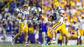 Pic: Garrett Nussmeier's fiancée Ella Springfield flexes her all-white look to welcome LSU at Death Valley for Week 4 game