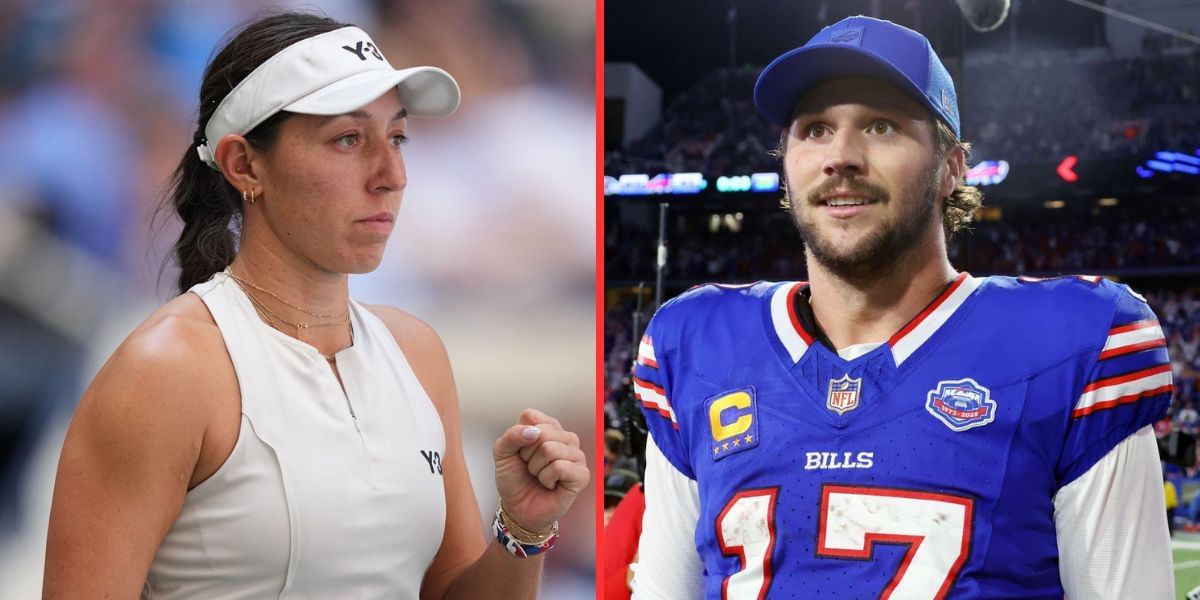 Jessica Pegula (left), Josh Allen (right), Sources: Getty